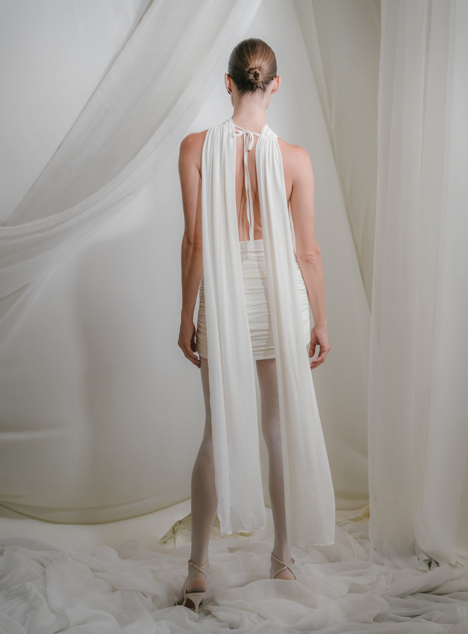 dalia halter dress Mini – GAURE COLLECTION Halter maxi dress